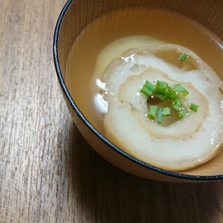 ミニ車麩(ぜにふ)のお吸い物